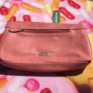 Jessica Simpson hang bag pink no strap Leopard